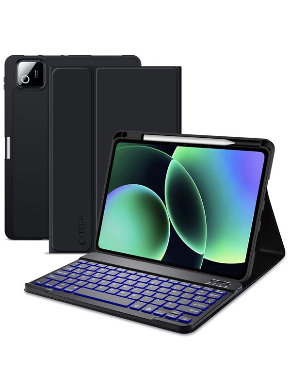 Tech-Protect SC Pen + Keyboard Case for Xiaomi Pad 11.2" 7 / 7 Pro / 8 / 8 Pro - Black