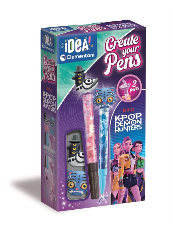 Clementoni Create Your Pens: K-Pop Demon Hunters Sussy And Derpy