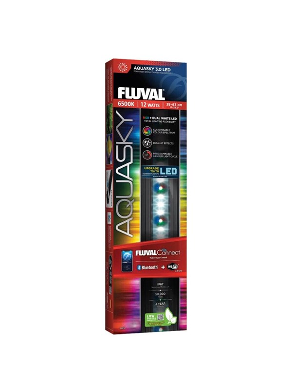 FLUVAL Aquasky 3.0 LED w/WiFi & BT 12W 38-63 cm