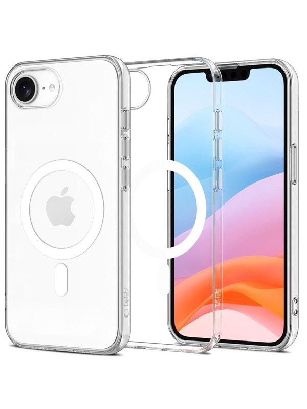 Tech-Protect FlexAir MagSafe Case for iPhone 16e / 17e - Transparent