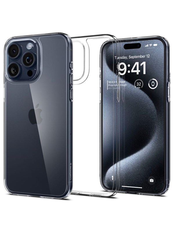 Spigen Airskin Hybrid Case for iPhone 15 Pro - Clear