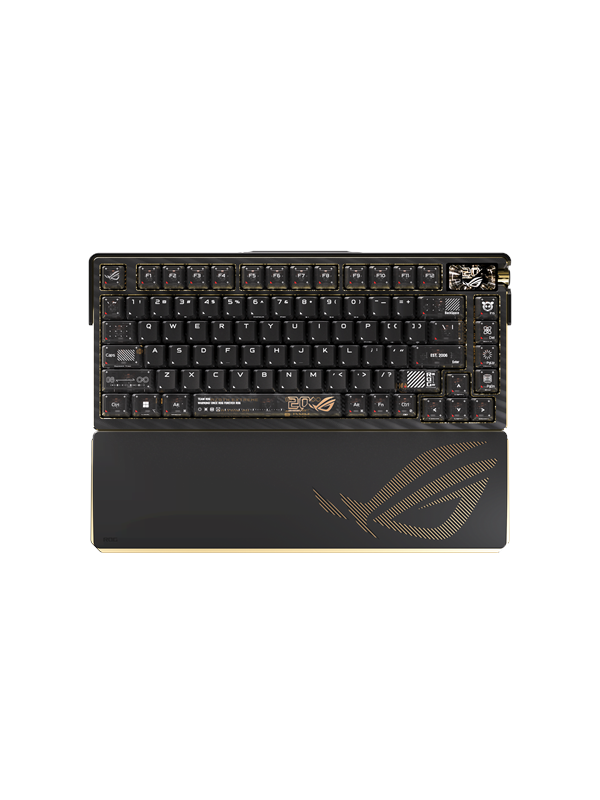 ASUS ROG Azoth Extreme Edition 20 - Pelinäppäimistö - ilman numpadia - Pohjoismainen - Musta