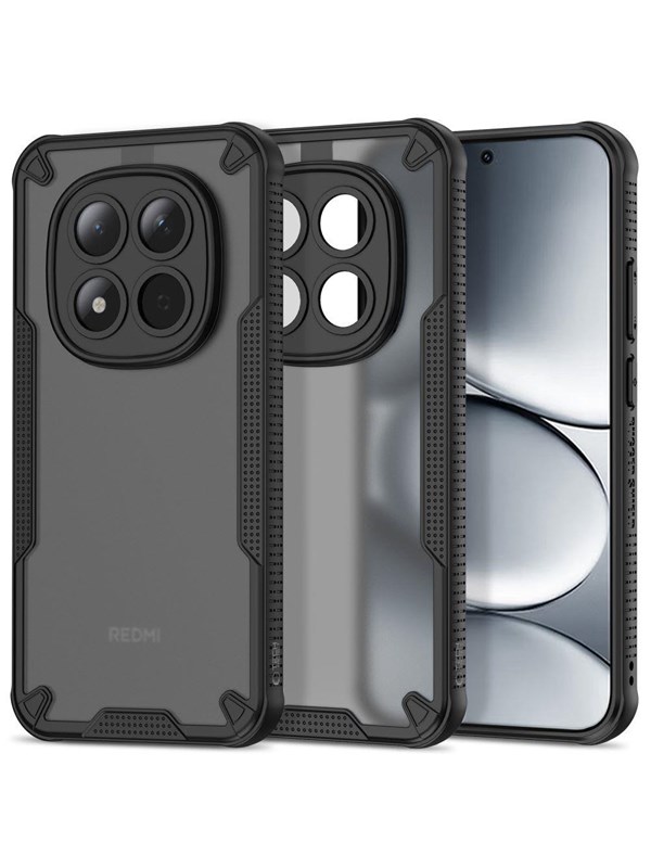 Tech-Protect Rugged Shield Case for Xiaomi Redmi Note 15 Pro 5G - Black