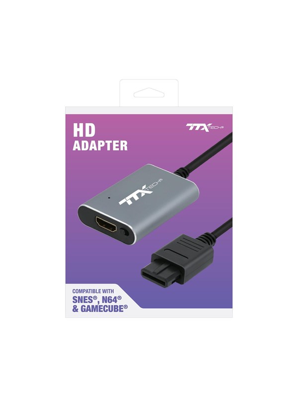 TTX Tech TTX HD Adapter for SNES N64 and GameCube - Wired Lisävarusteet pelikonsoleille - Nintendo 64