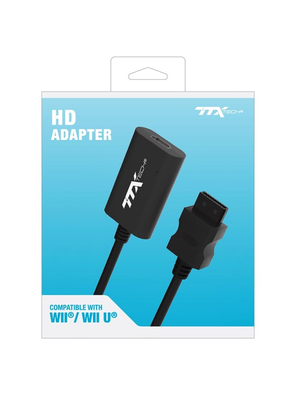 TTX Tech TTX HD Adapter for Wii and Wii U - Wired Lisävarusteet pelikonsoleille - Nintendo Wii U