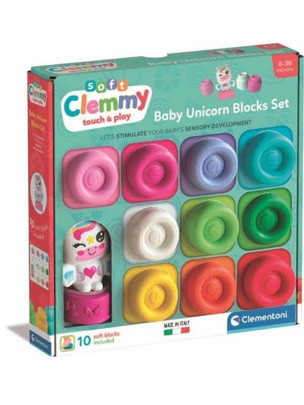 Clementoni Clemmy Unicorn 10-Block Set
