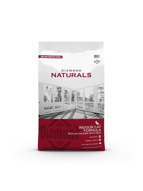 Diamond naturals Indoor Cat Chicken with Rice 1kg