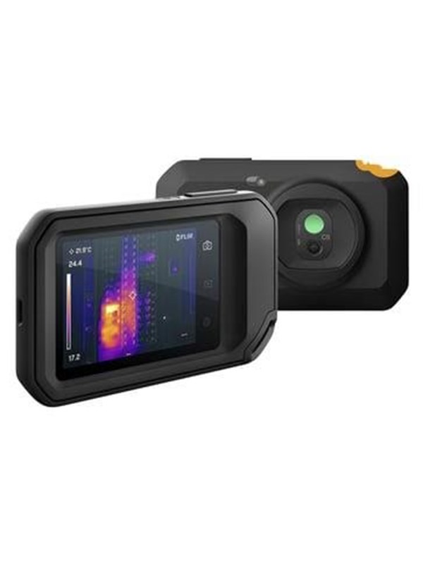 FLIR C-5, -20 - 400 °C, 54°, 42°, 8 - 14 µm, Mustavalkoinen, Ironbow, 8 Hz