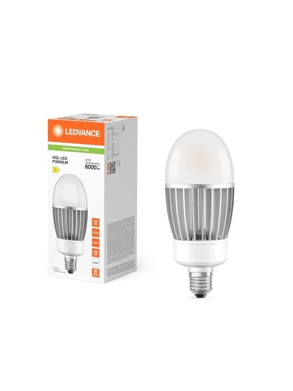 Osram LED-lamppu HQL 6000lm 41W/840 (125W) EM+230V E27