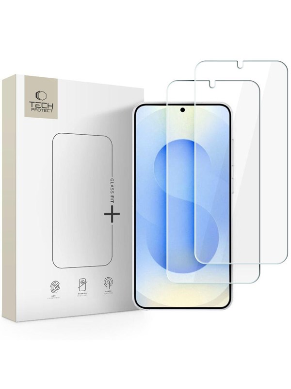 Tech-Protect GLASS FIT+ 2-Pack Tempered Glass for Samsung Galaxy S26+