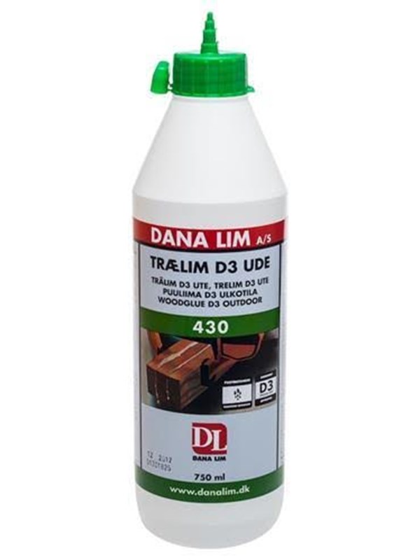 Dana Lim 430 D3 puuliima ulkokäyttöön valkoinen
