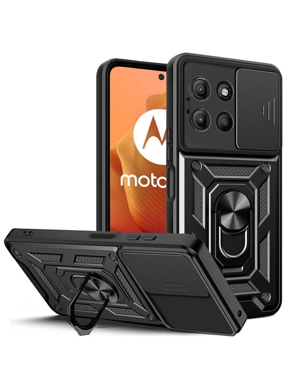 Tech-Protect CamShield Pro Case for Motorola Moto G15 - Black