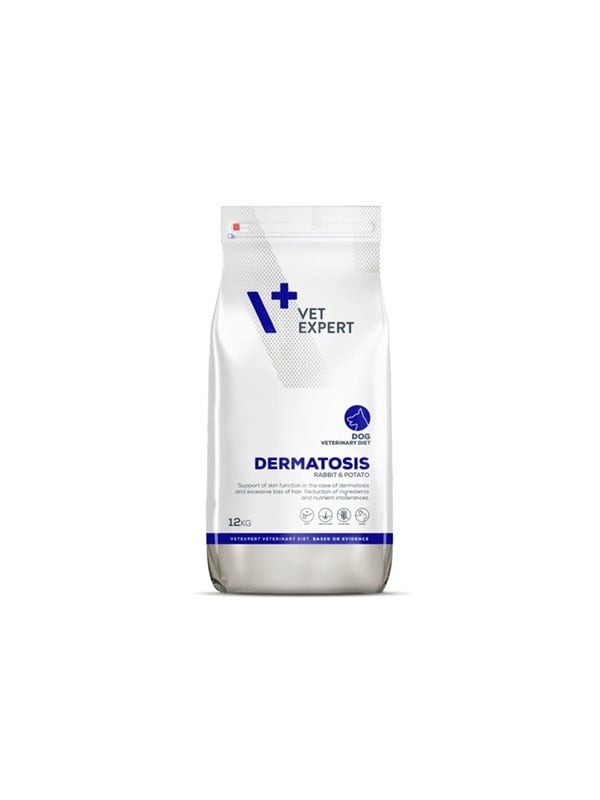 VetExpert Veterinary Diet Dermatosis Dog Rabbit & Potato - dry dog food - 12kg