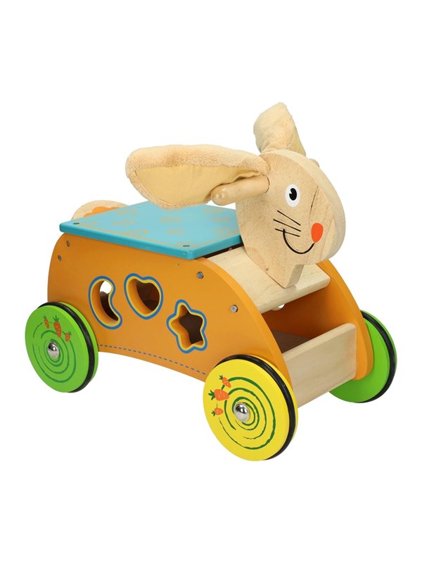 Primi Passi - Wooden Shape and Walker Rabbit