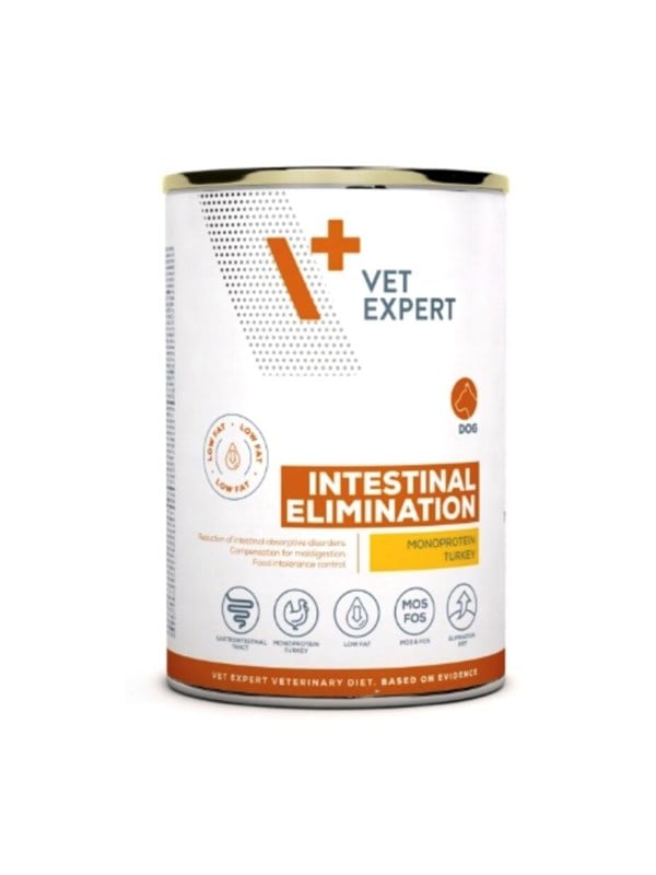 VetExpert Veterinary Diet Intestinal Fat Dog Mono - wet dog food - 400g
