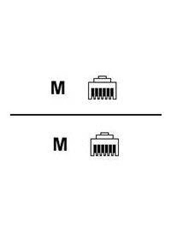 EFB NORDIC EFB-Elektronik network cable - 1 m - black - Musta - 1m