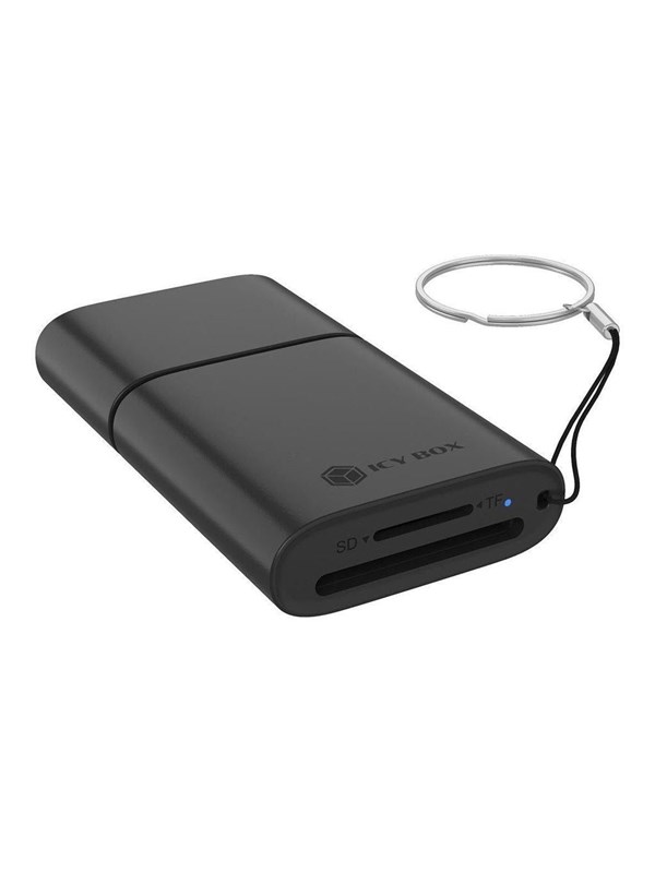ICY BOX IB-CR204-CU3 - card reader - USB 3.2 Gen 1 / USB-C / USB-A