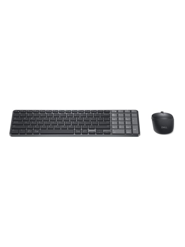 Dell Pro 7 KM746 - keyboard and mouse set - rechargeable compact - QWERTY - US International - black Input Device - Näppäimistö ja Hiirisetti - Universal - Musta
