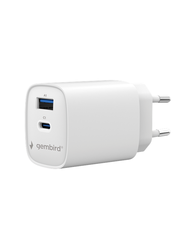 Gembird 2-port 45 W USB fast charger