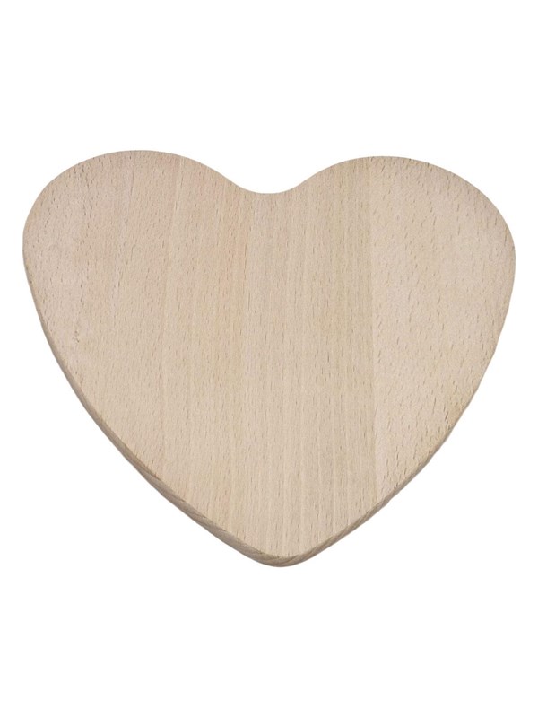 Playwood Heart-shaped wooden bread board