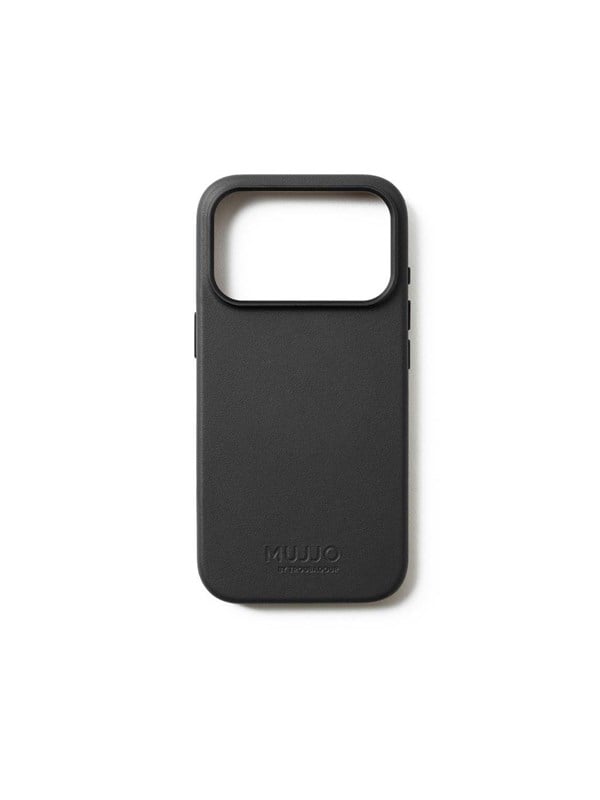 Mujjo Leather Case for iPhone 17 Pro - Black