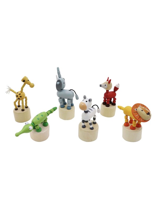 Playwood Wooden Push Doll Jungle