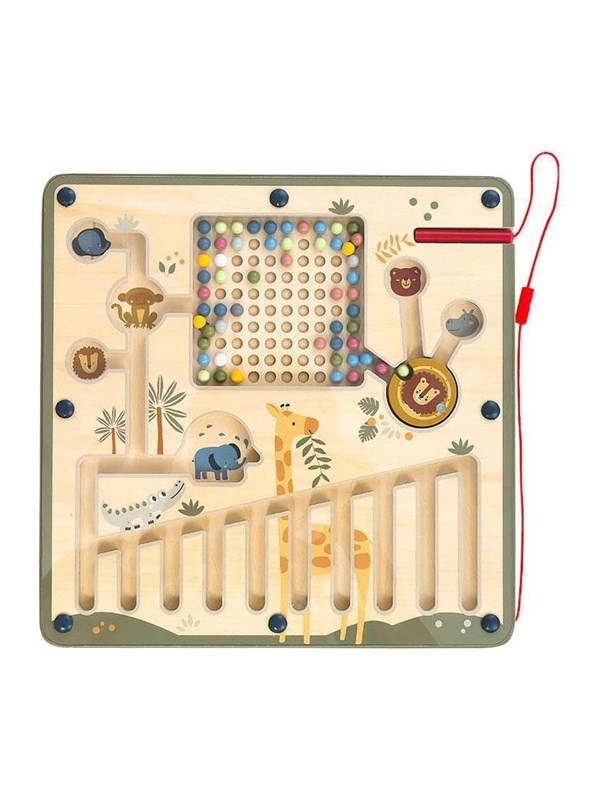 Playwood Wooden Magnetic Labyrinth Safari