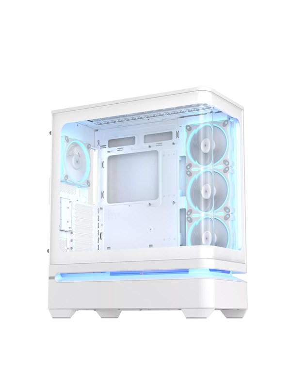 ASUS PRIME AP304 TG ARGB - Kotelot - Miditower - Valkoinen