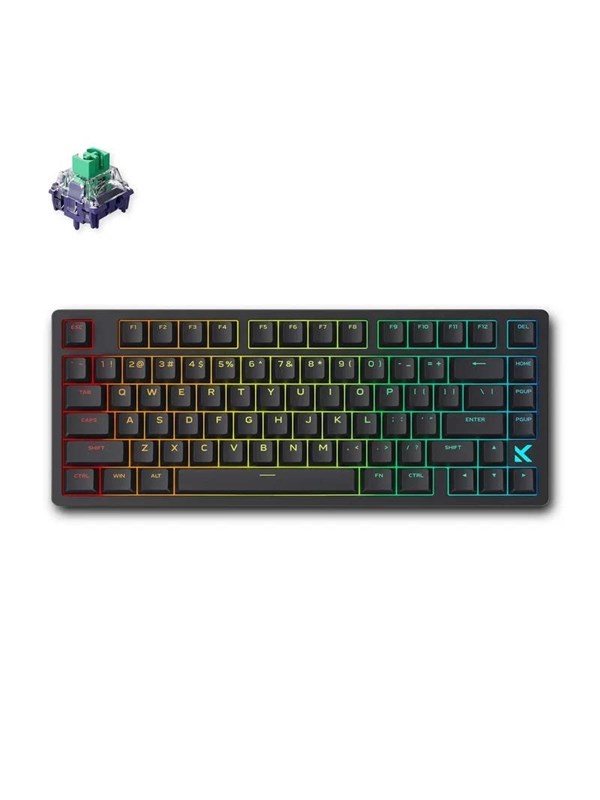MCHOSE Jet 75 Kailh Magnetic God Hall Effect - Pelinäppäimistö - ilman numpadia - Englanti (US) - Musta