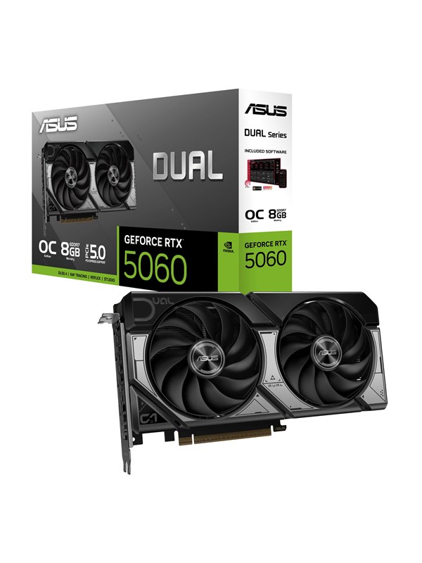 ASUS GeForce RTX 5060 DUAL OC Advanced - 8GB GDDR7 RAM - Näytönohjaimet
