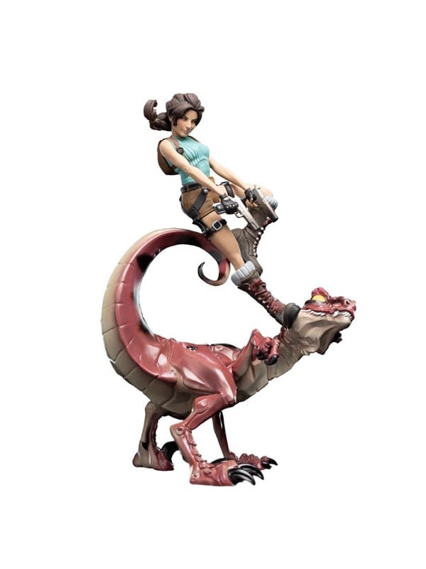 Weta Workshop - Tomb Raider - Lara Croft & Raptor Figure (Mini Epics) - Figuuri