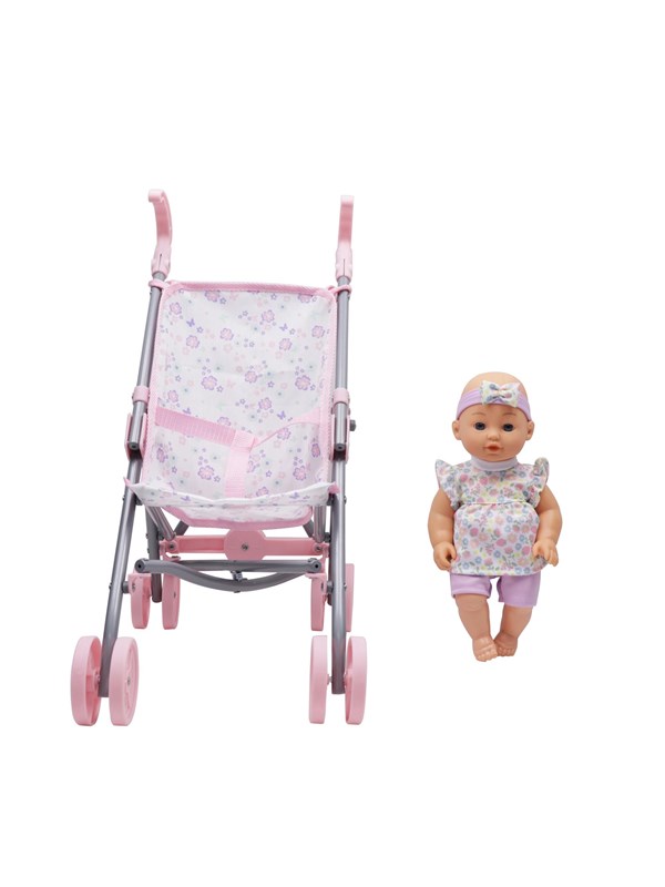 Happy Friend Teresa Doll 30cm with stroller set