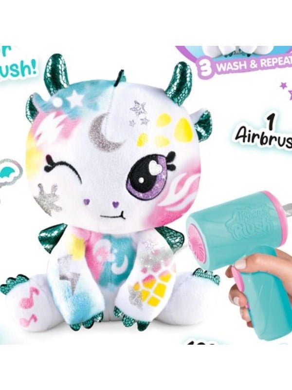Airbrush Plush Dragon 20cm
