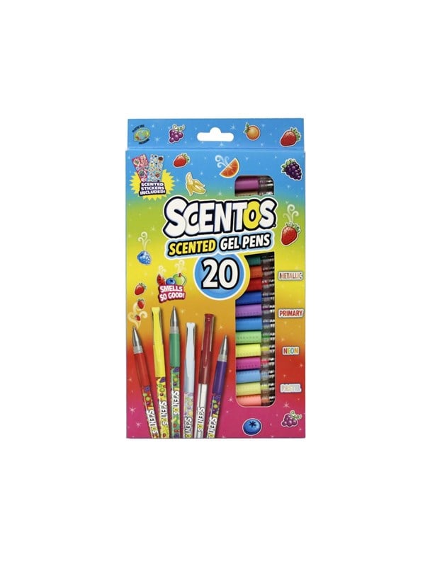 Scentos Gel Pens 20 pcs CDU
