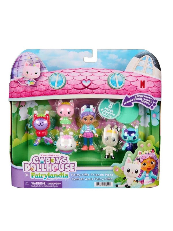 Gabby"'s Dollhouse Fairy Friends Figure Giftset