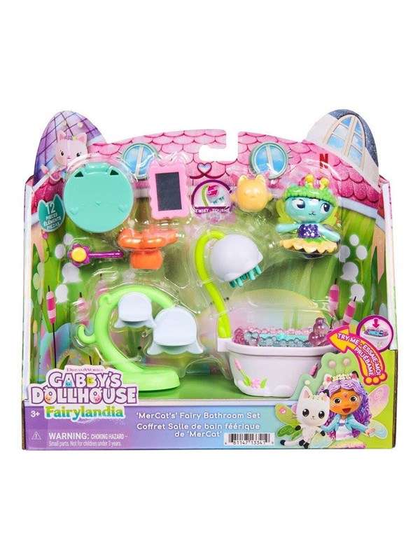 Gabby"'s Dollhouse Mercat Fairy Bathroom