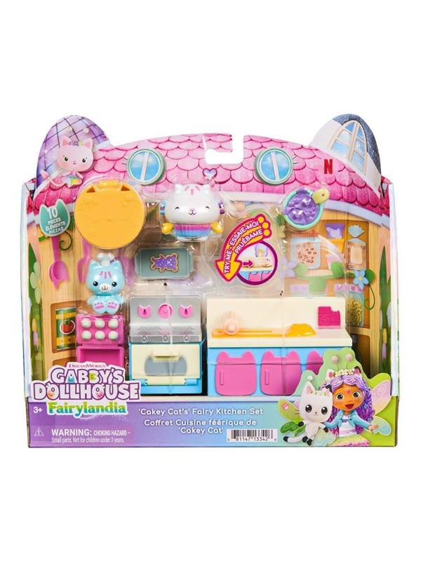 Gabby"'s Dollhouse Cakey Cat Fairy Kitchen