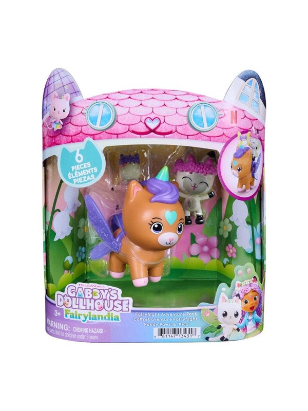 Gabby"'s Dollhouse Pandy and Kico figure set