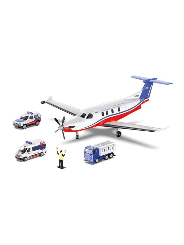 SIKU 1:1400 Pilatus PC-12 Flying Doctors With Acc.
