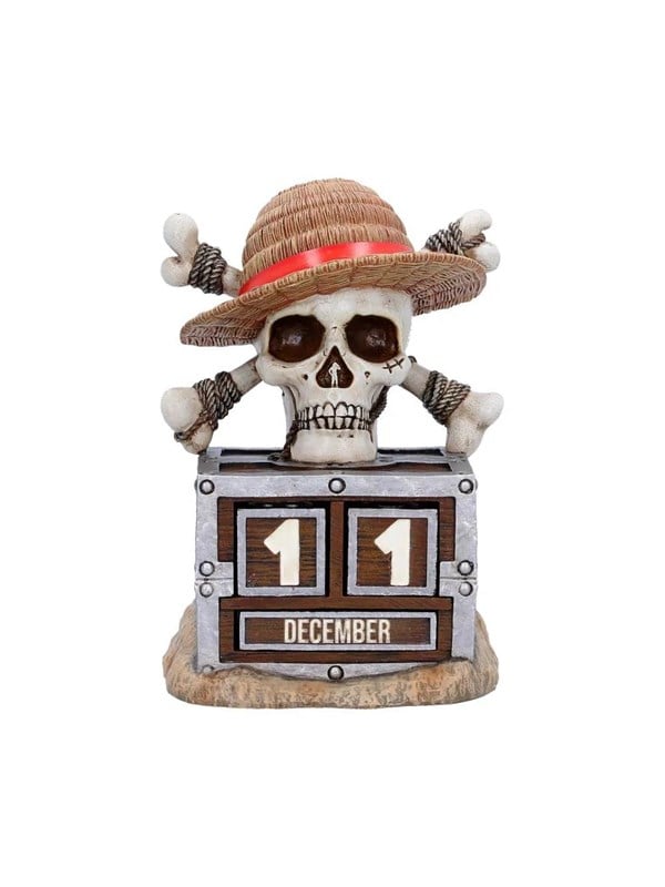 Nemesis Now - One Piece - Luffy Jolly Rogers Perpetual Calendar - Kalenteri