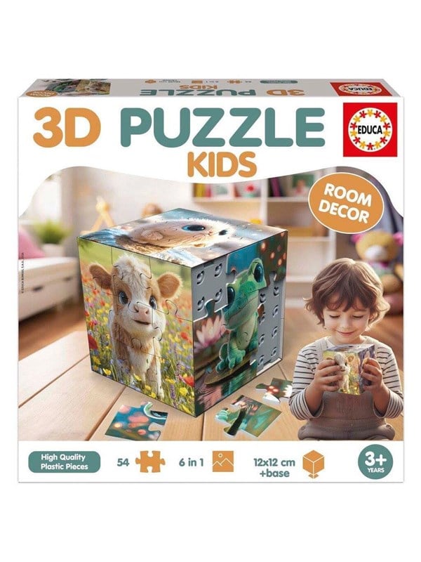 Educa 3D Puzzle Kids Baby Animals 3D Palapeli