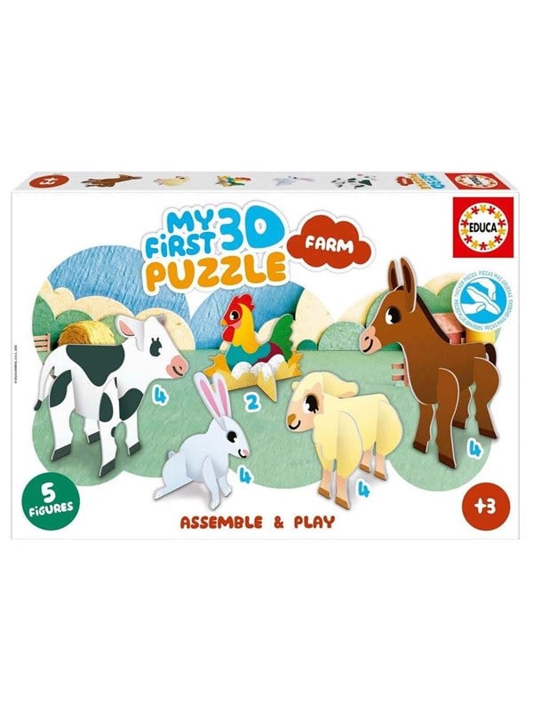 Educa 3D Puzzle Kids Baby Farm 3D Palapeli
