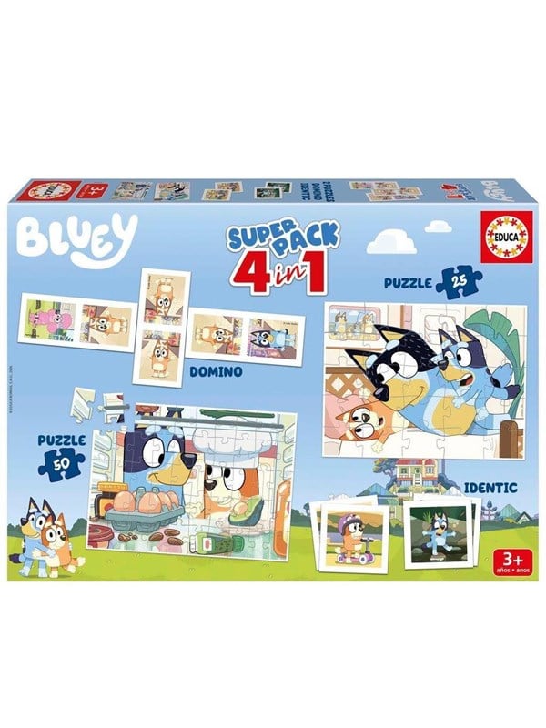 Educa Superpack 4 In 1 Bluey