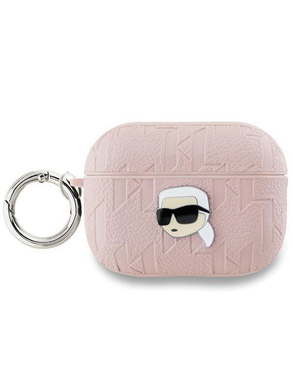 Karl Lagerfeld Monogram Karl Head case for AirPods Pro 2 - pink