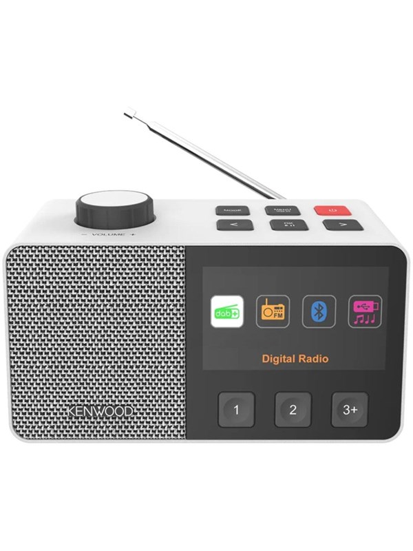 Kenwood CR-M70DAB-W - White - DAB+/FM - Mono - Valkoinen