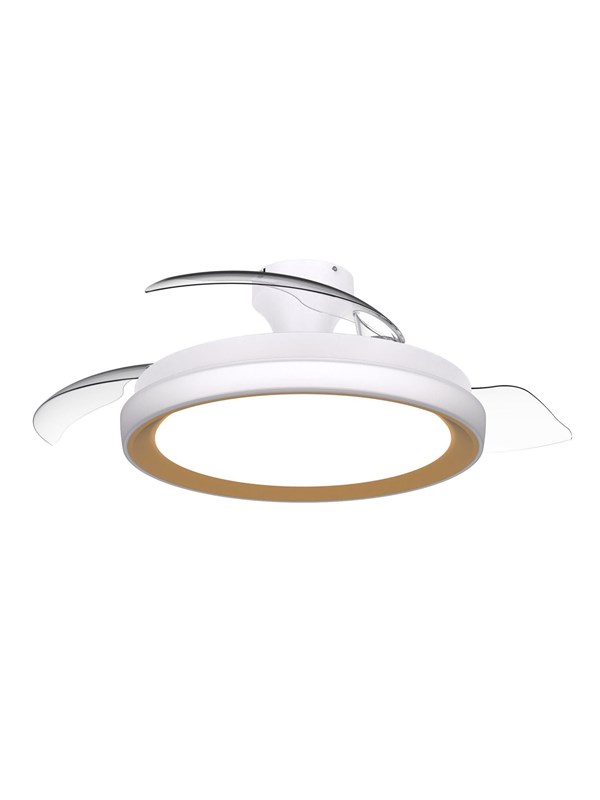 Philips Bliss kattotuuletinvalaisin, Kotitaloustuuletin lavoilla, Kulta, Katto, Muovi, IP20, I