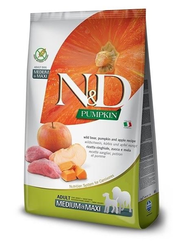 Farmina Pet Food BOAR AND APPLE ADULT MEDIUM & MAXI - 12kg