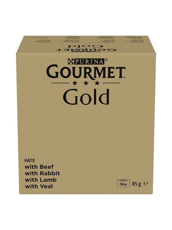 PURINA NESTLE GOURMET GOLD Mus Mix 4 Flavors - wet cat food - 96x85g