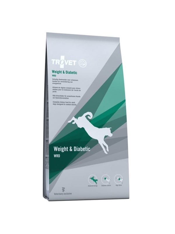 TROVET Weight & Diabetic WRD with chicken - dry dog food - 12.5 kg