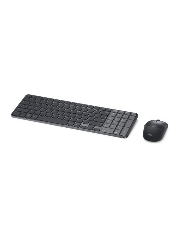 Dell Pro 7 KM746 - keyboard and mouse set - rechargeable compact - AZERTY - French - black Input Device - Näppäimistö ja Hiirisetti - Ranskalainen - Musta